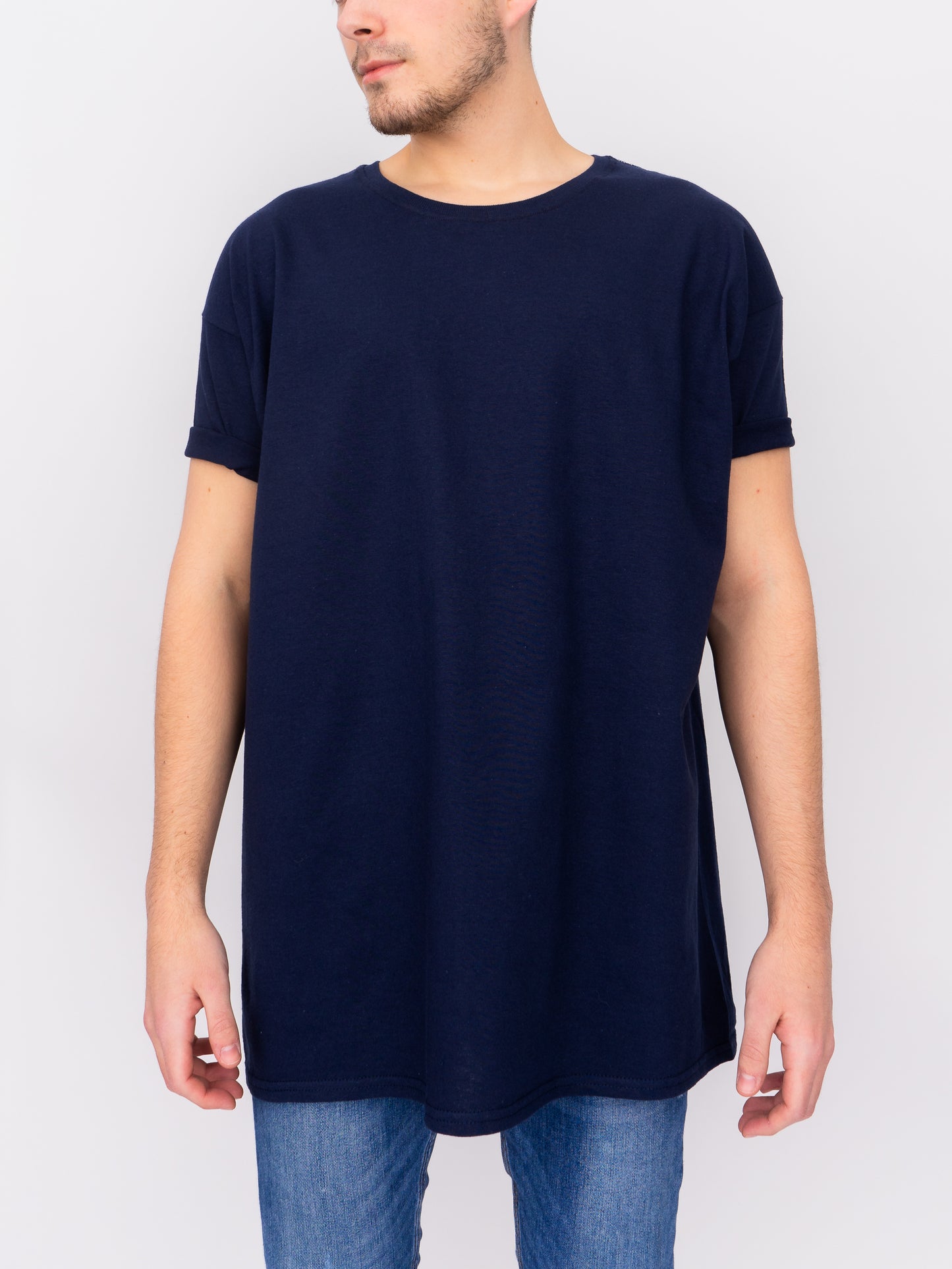 T-Shirt DEEP in Blue - Oversize Clothing Navy
